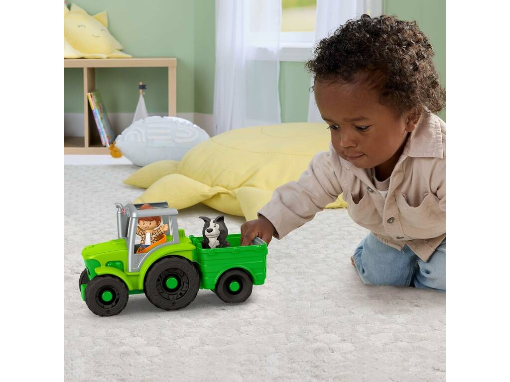 Fisher Price Little People Trattore da spingere e giocare con suoni