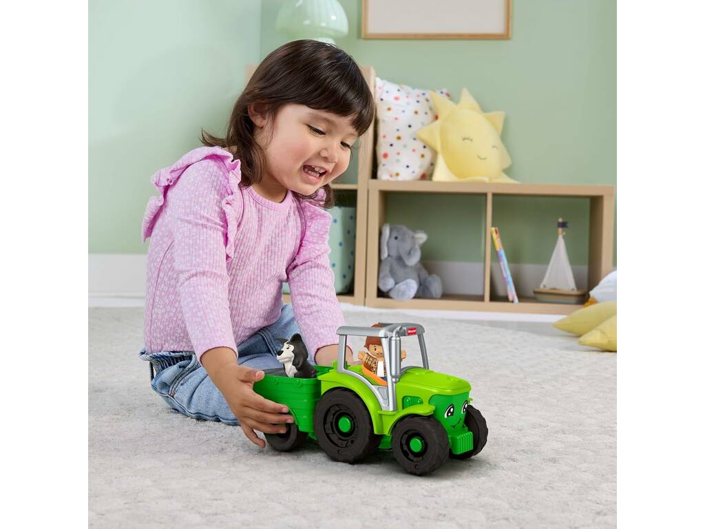 Fisher Price Little People Trattore da spingere e giocare con suoni