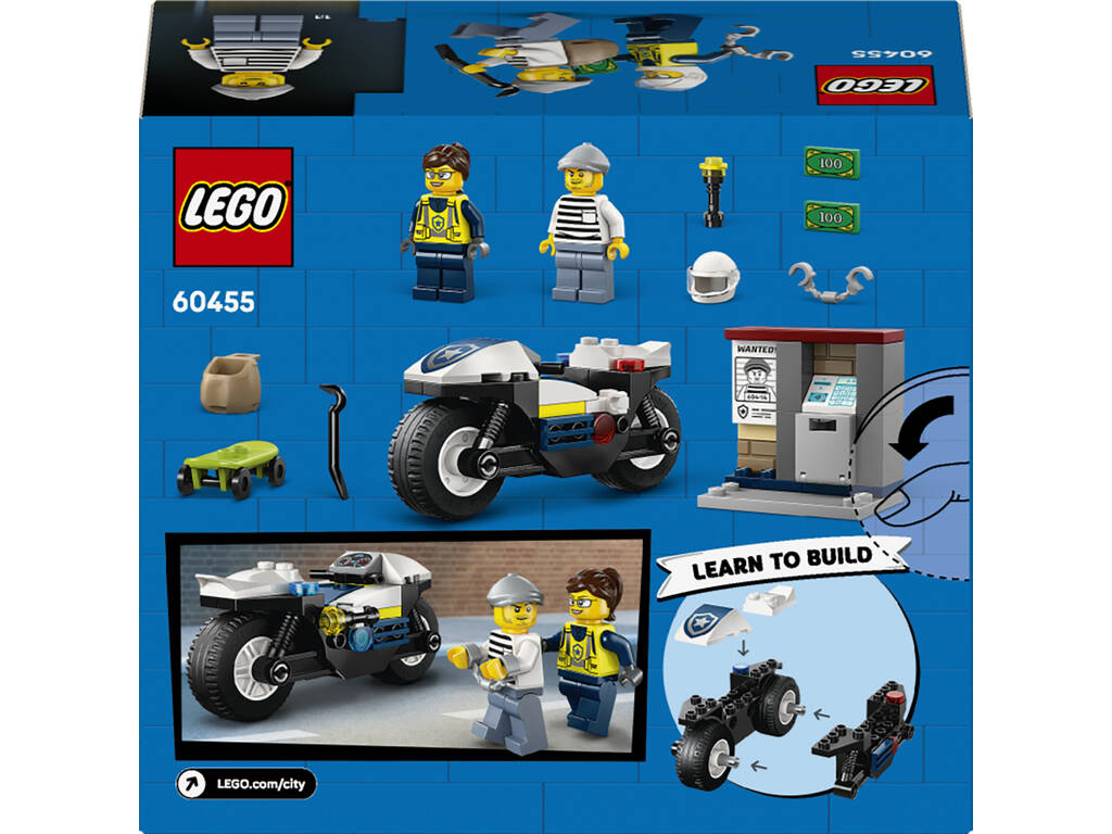 Lego City Inseguimento in moto della polizia