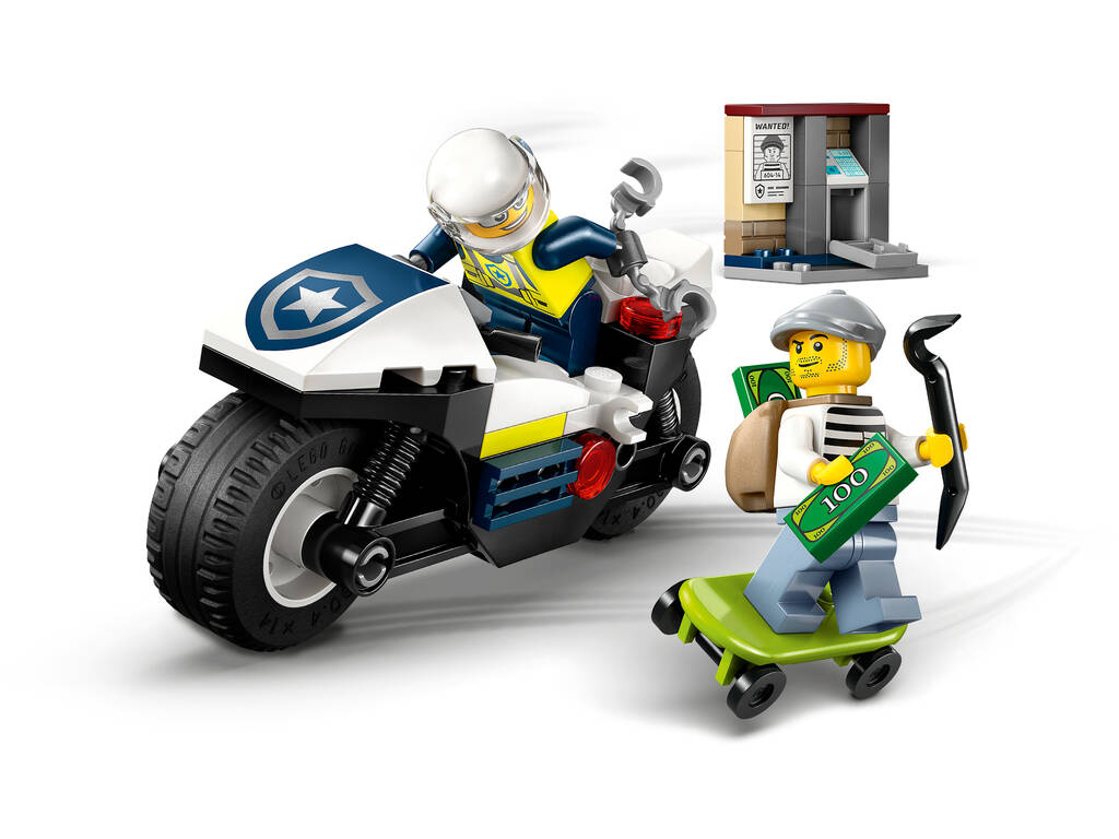 Lego City Inseguimento in moto della polizia