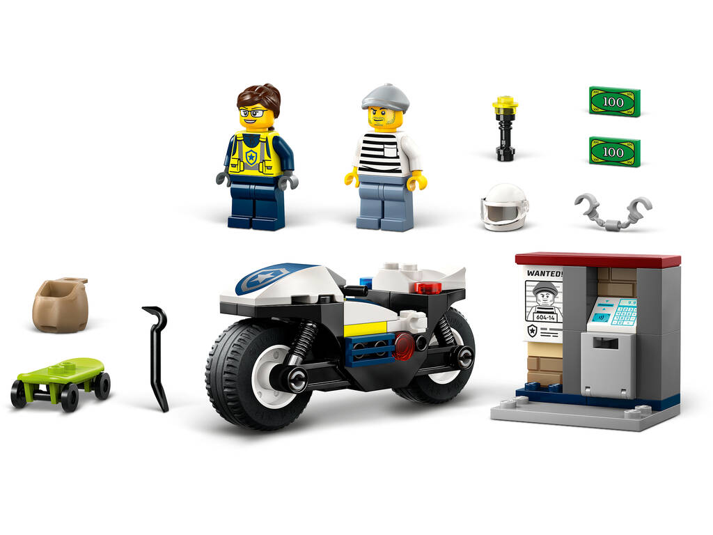 Lego City Inseguimento in moto della polizia