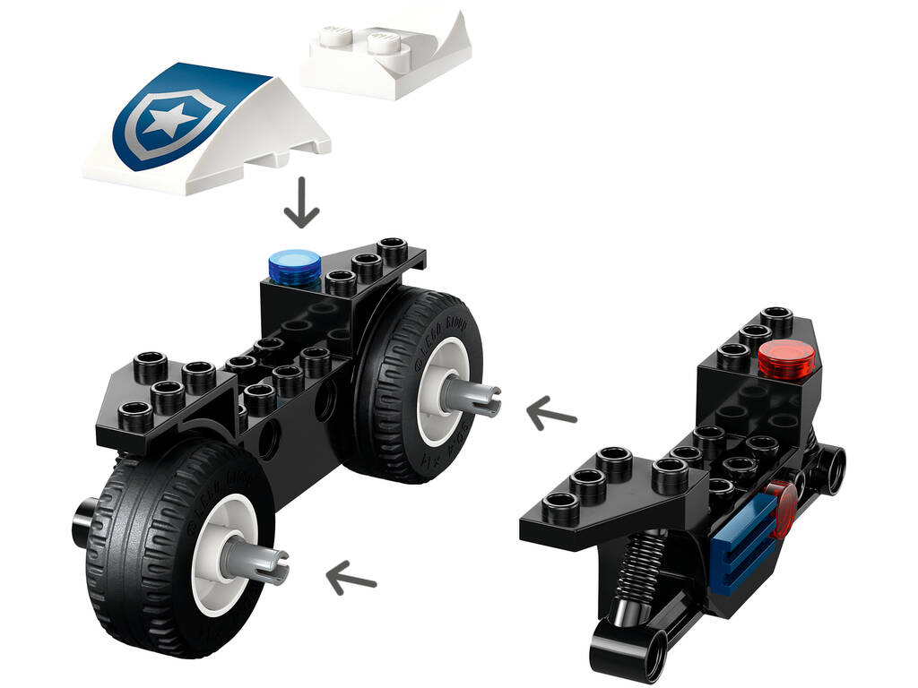Lego City Inseguimento in moto della polizia