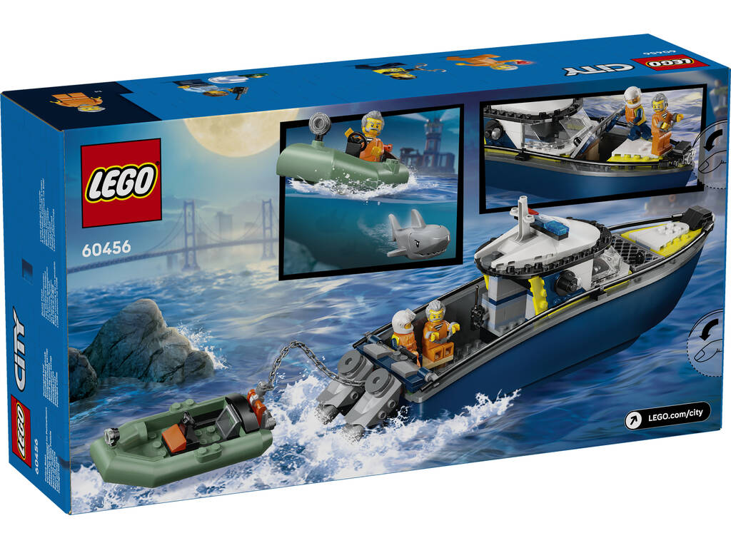 Lego City Inseguimento in barca della polizia