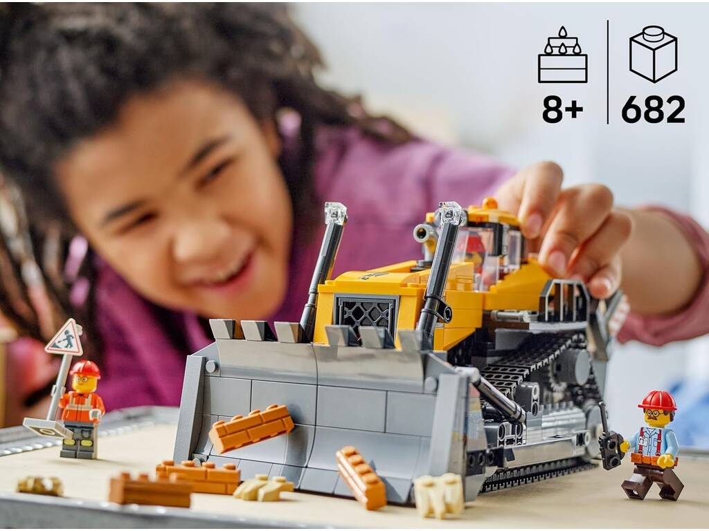 Lego City Bulldozer giallo
