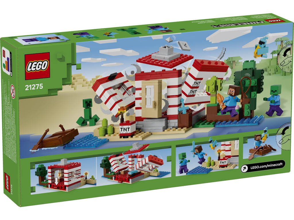 Lego Minecraft La Casa Dinamita de la Selva