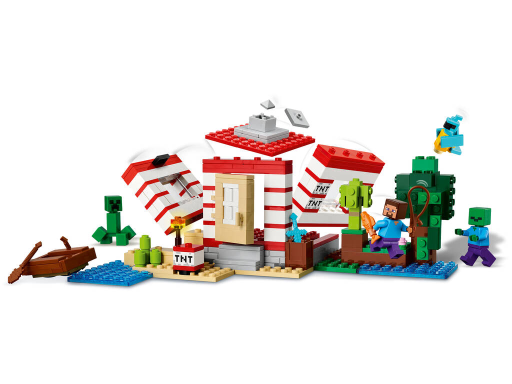 Lego Minecraft La Casa Dinamita de la Selva