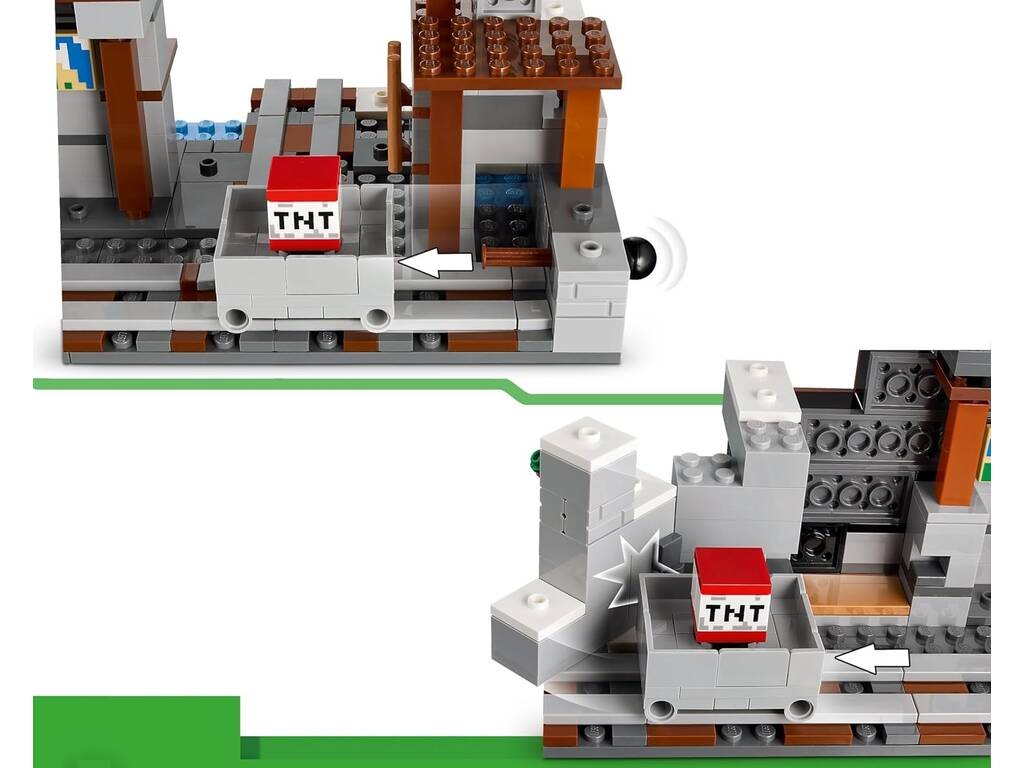 Lego Minecraft La Mina del Pico