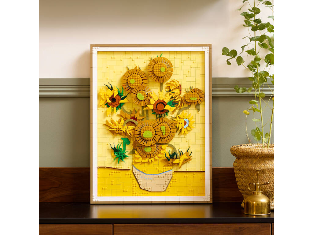 Lego Art Vincent VAn Gogh Los Girasoles