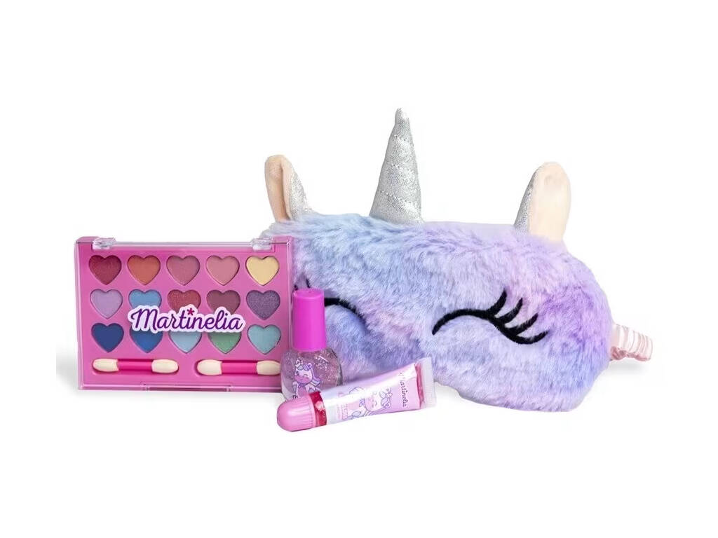 Martinelia Little Unicorn Set trucco e mascherina per dormire