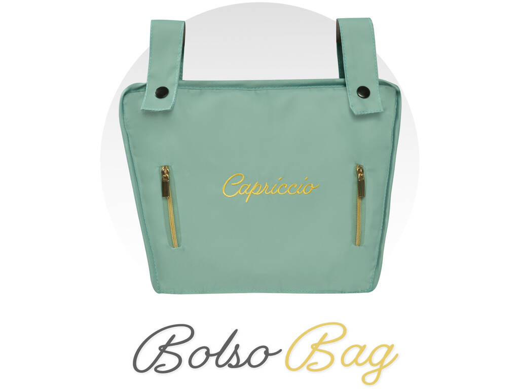Carro de Muñécas 3x1 Plegable Capriccio con Bolso