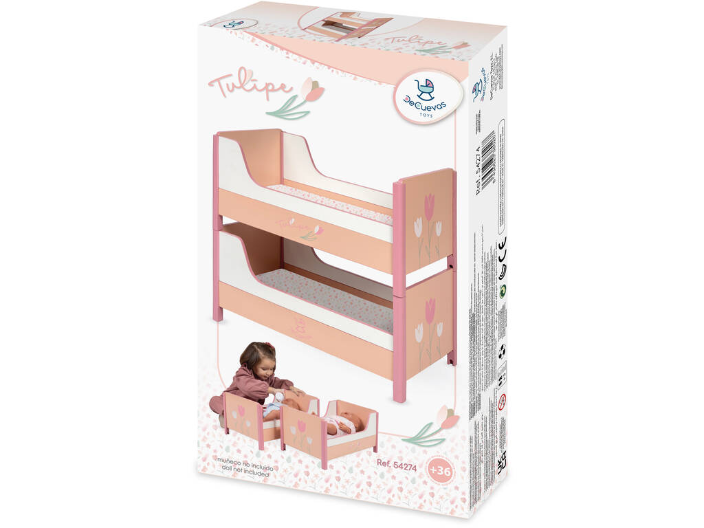 Letto a Castello in Legno Tulipe