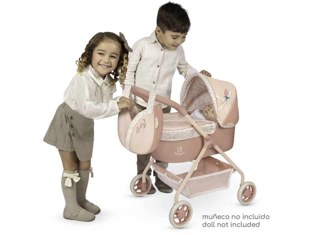Passeggino per bambole Tulipe Il Mio Primo Passeggino con borsa