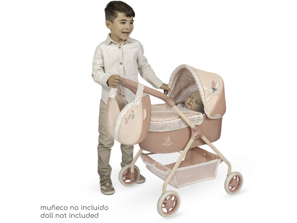 Passeggino per bambole Tulipe Il Mio Primo Passeggino con borsa
