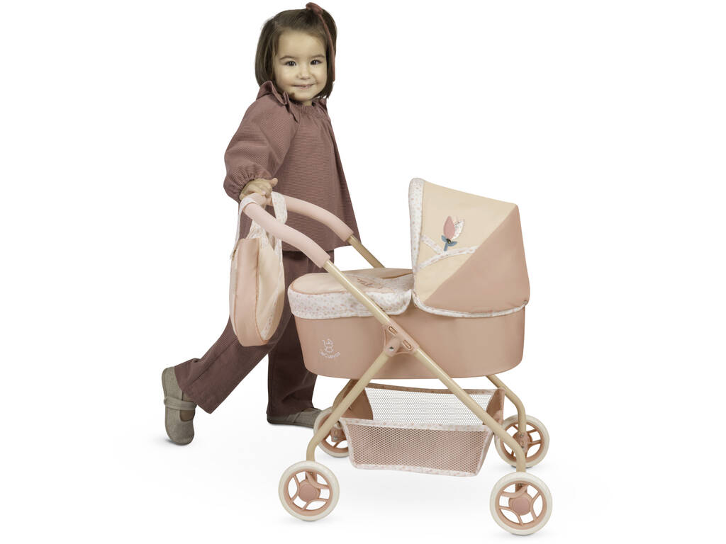 Passeggino per bambole Tulipe Il Mio Primo Passeggino con borsa