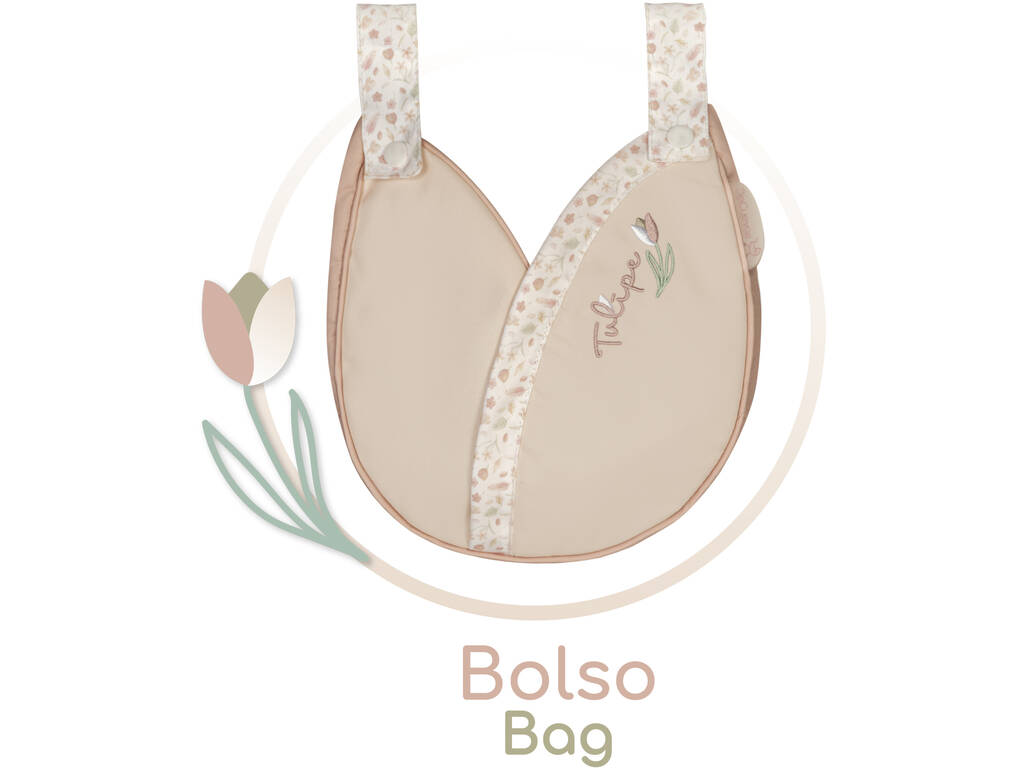 Passeggino per bambole Tulipe Il Mio Primo Passeggino con borsa