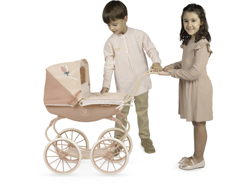 Passeggino per Bambole classico Tulipe con borsa