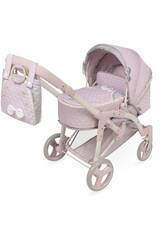 Passeggino per bambole 3x1 pieghevole Sophie con borsa