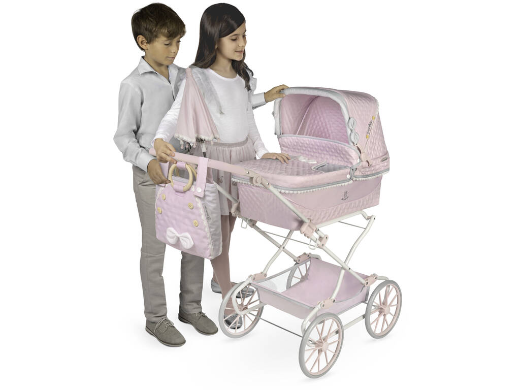 Passeggino per bambole Reborn Sophie pieghevole con ombrellino