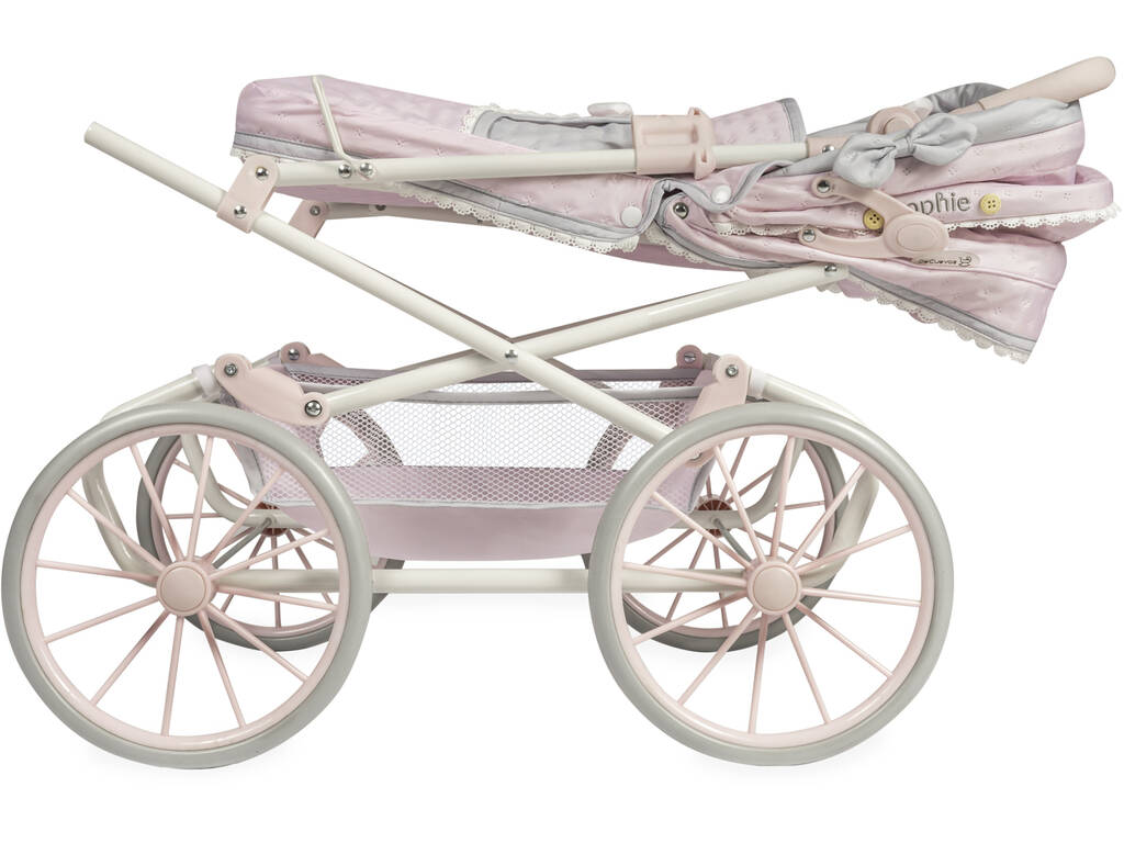 Passeggino per bambole Reborn Sophie pieghevole con ombrellino