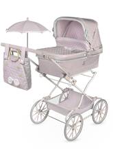 Passeggino per bambole Reborn Sophie pieghevole con ombrellino