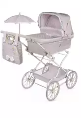 Poussette de poupée Reborn Sophie pliable avec parasol