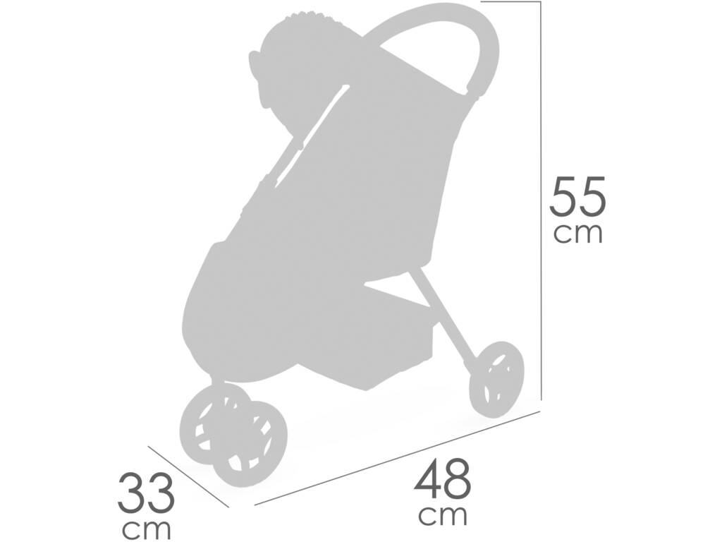 Passeggino per bambole Il mio primo passeggino Sophie con 3 ruote