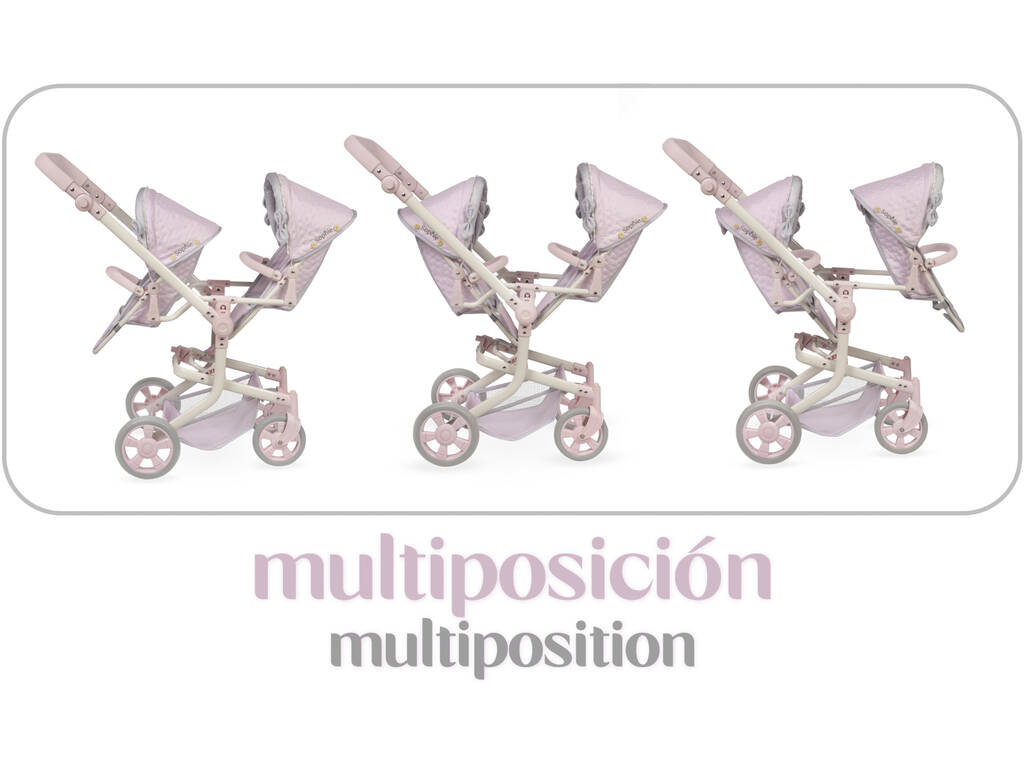 Passeggino gemellare pieghevole Sophie