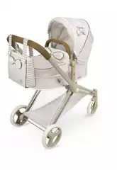 Verona 3x1 Chariot pliable pour poupées avec sac à main