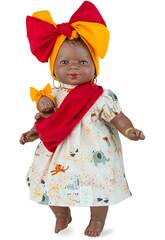 Bambola Kenia Jungle da 45 cm con bambino