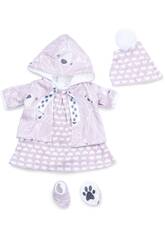 Abito per bambola da 45 cm Alina con cappellino