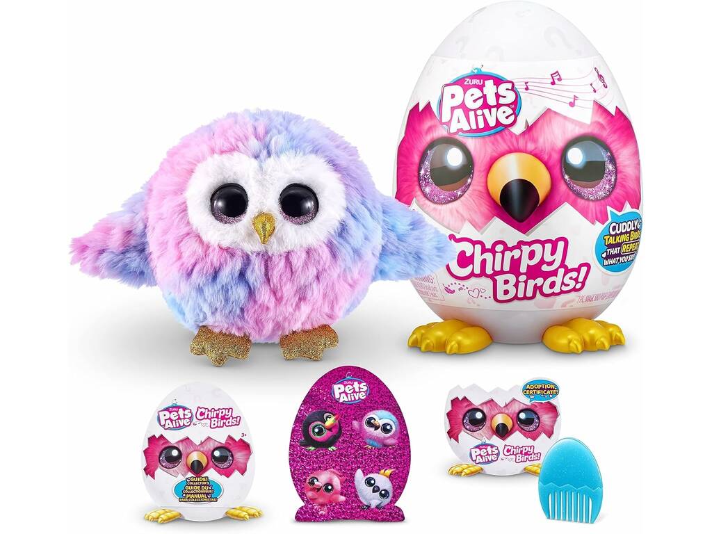 Pets Alive Uovo a sorpresa Chripy Birds