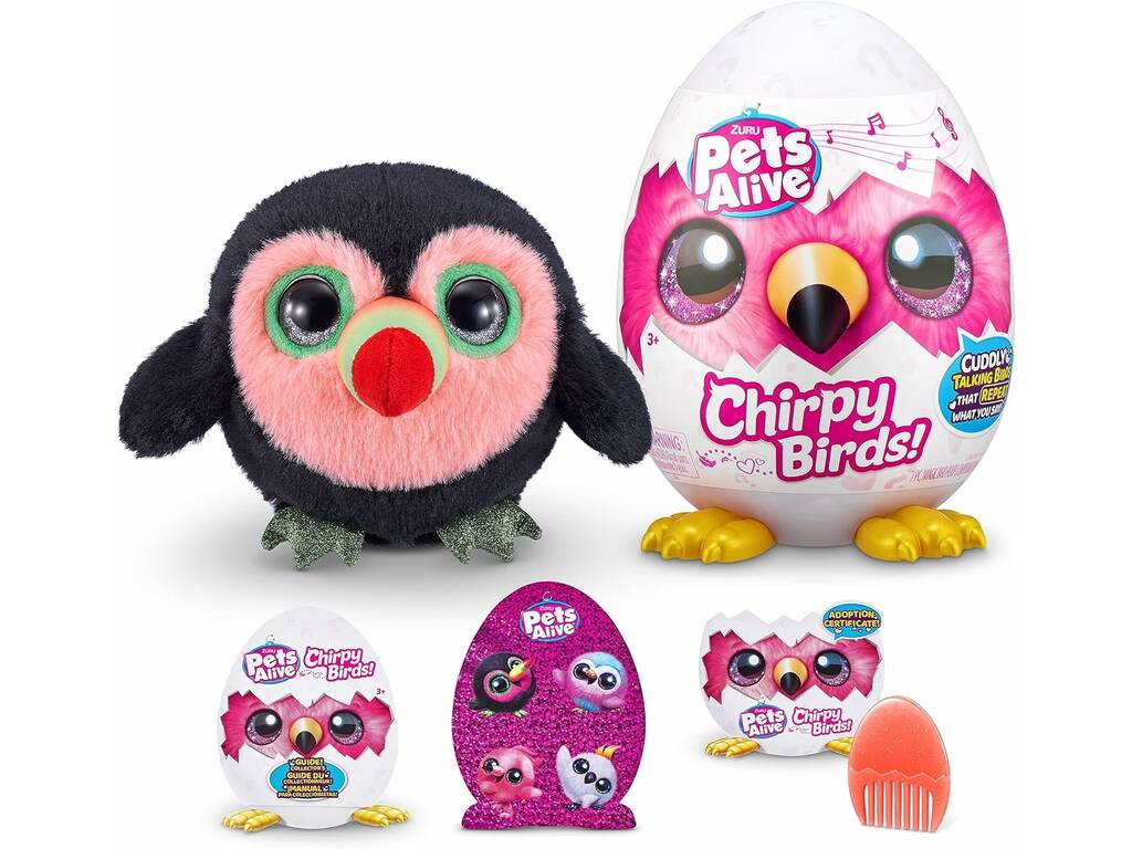 Pets Alive Uovo a sorpresa Chripy Birds