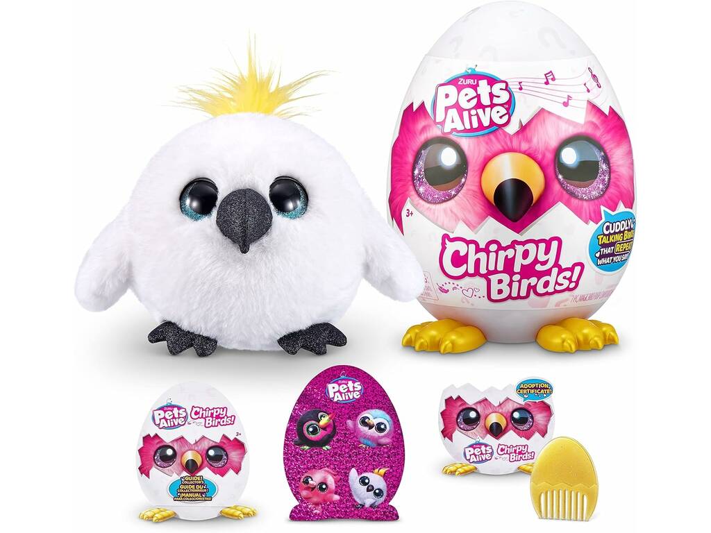 Pets Alive Uovo a sorpresa Chripy Birds