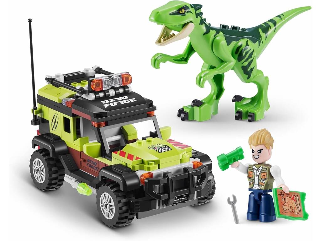 Zuru Max Uovo Dino Adventure Raptor Force con 252 pezzi