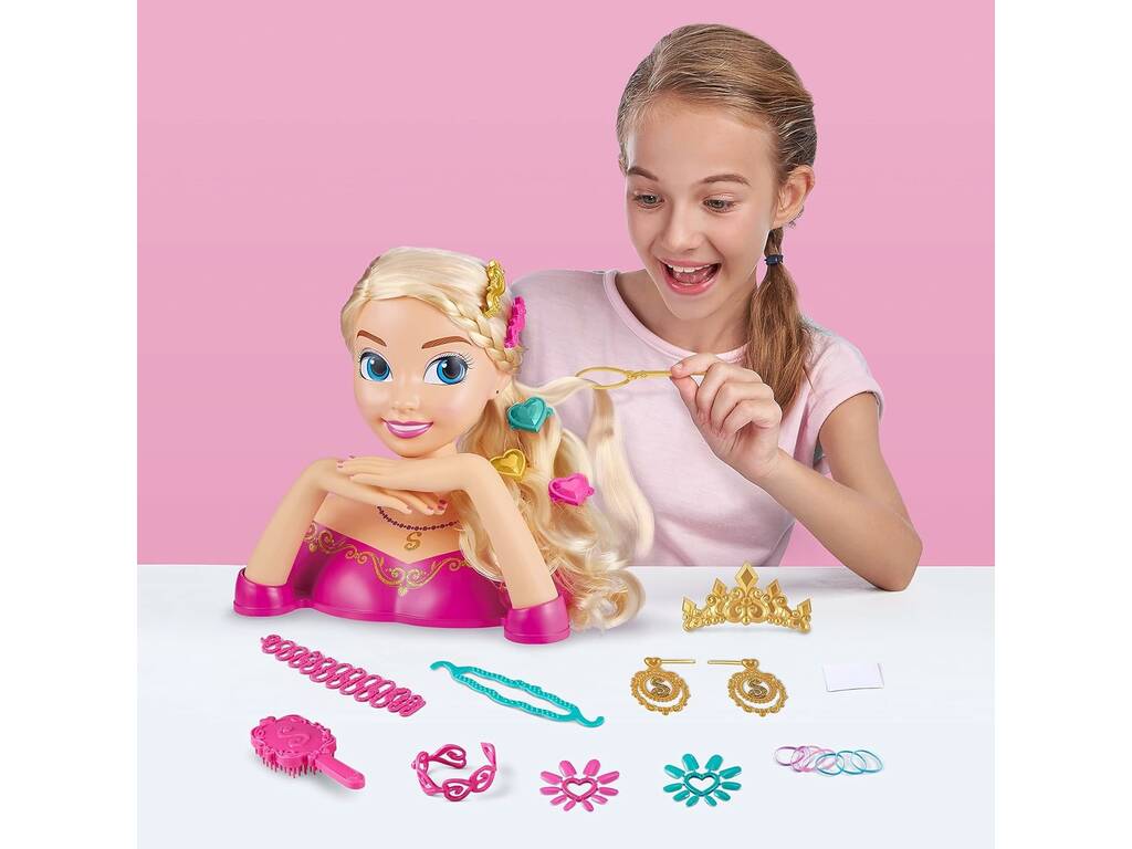 Zuru Sparkle Girlz Busto Styling Princess con 52 pezzi