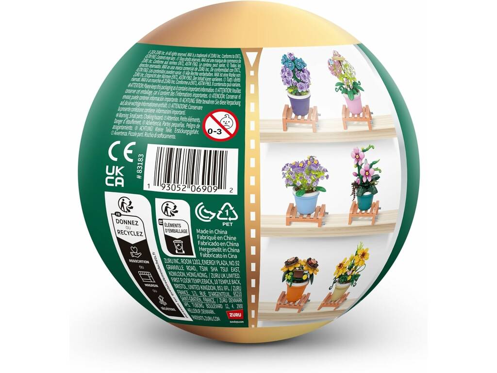 Zuru Max Palla Sorpresa Garden da 233 pezzi