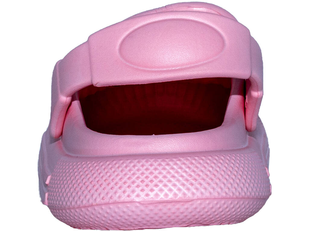 Zoccoli traforati in EVA per bambini rosa taglia 20