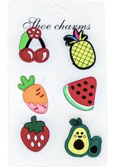 imagen Spille decorative per zoccoli Eva Pack Frutta 6 pezzi