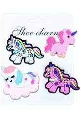 imagen Spille decorative per zoccoli Eva Pack Unicorni 4 pezzi