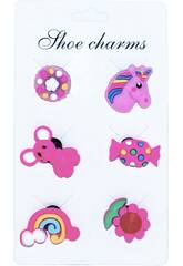 imagen Spille decorative per zoccoli Eva Pack Fantasia 6 pezzi