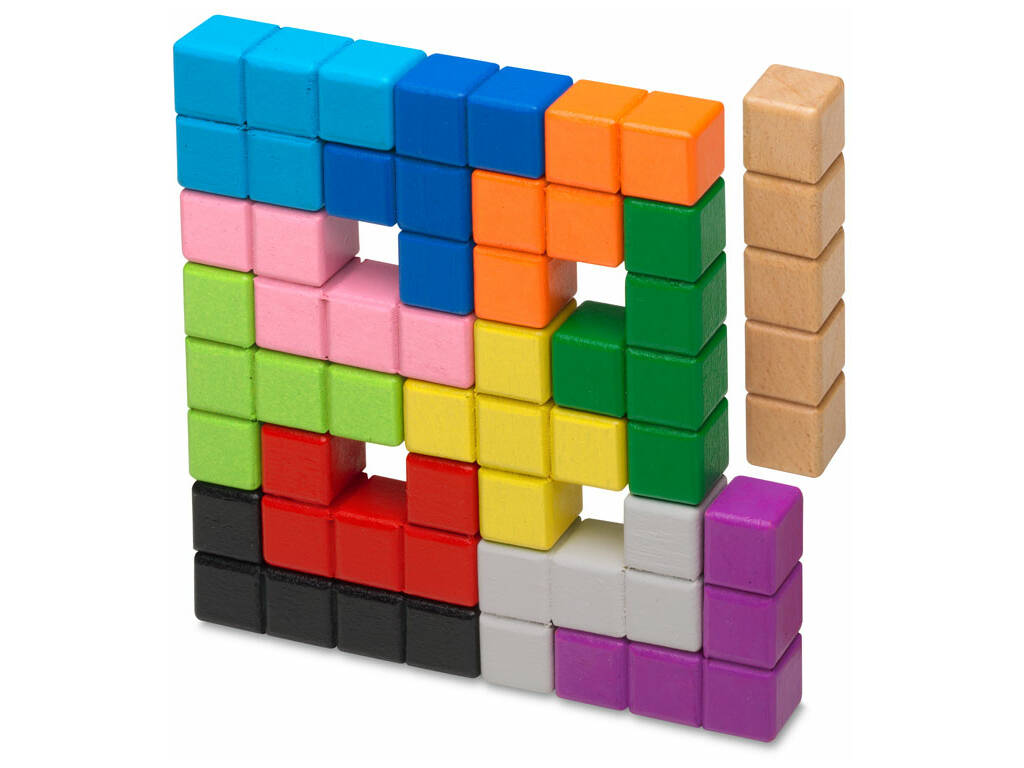 Pentingomino in legno in scatola di metallo con 41 sfide