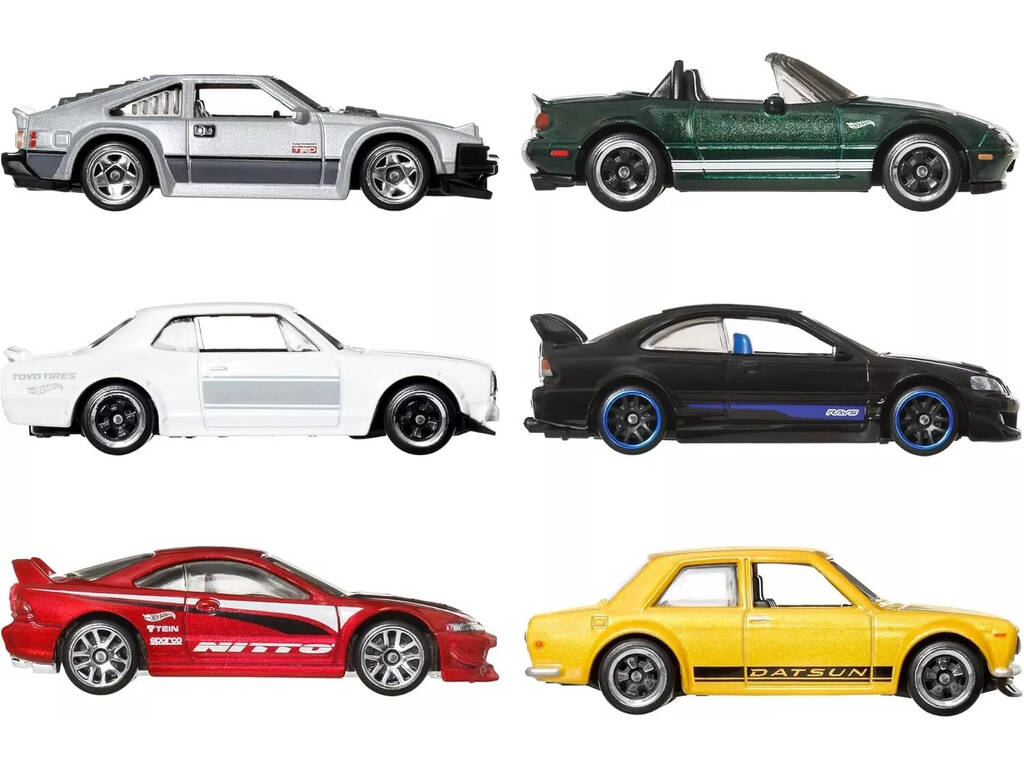 Hot Wheels Premium Silver Series Multipack Esclusivo 6 Auto Streets Of Japan