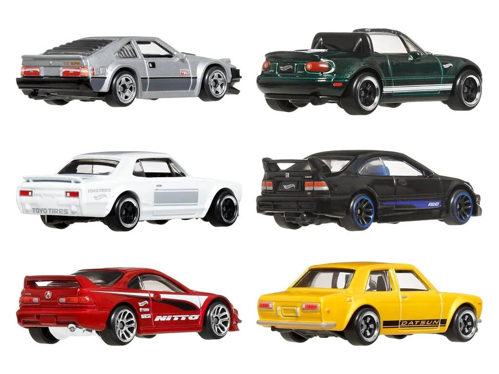 Hot Wheels Premium Silver Series Multipack Esclusivo 6 Auto Streets Of Japan