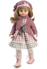 Bambola Fany con giacca e cappello rosa da 40 cm