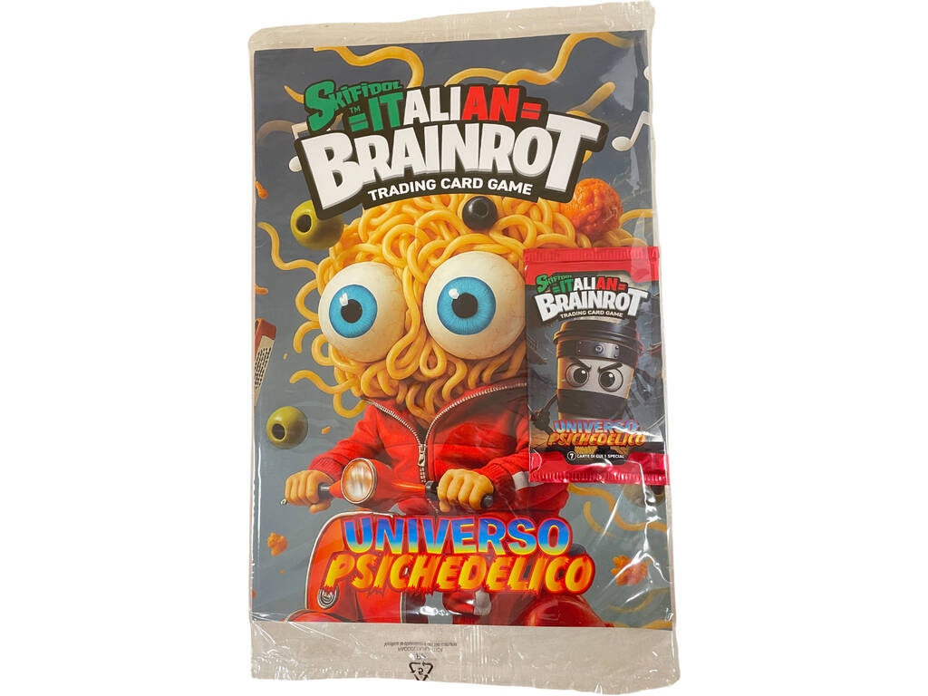 BrainRot Italian Universo Psichedelico TCG Pack Album con busta