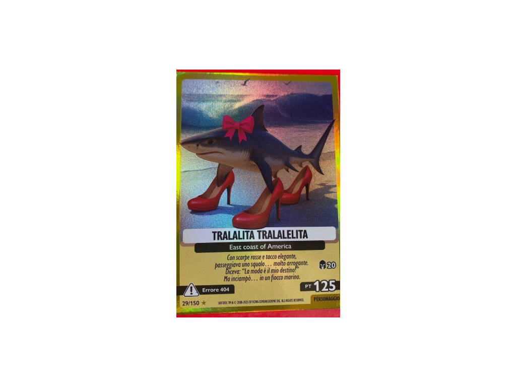 BrainRot Italian Universo Psichedelico TCG Pack Album con busta