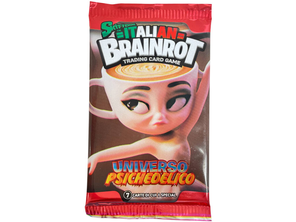 BrainRot Italian TCG Universo Psichedelico Busta con 7 figurine a sorpresa