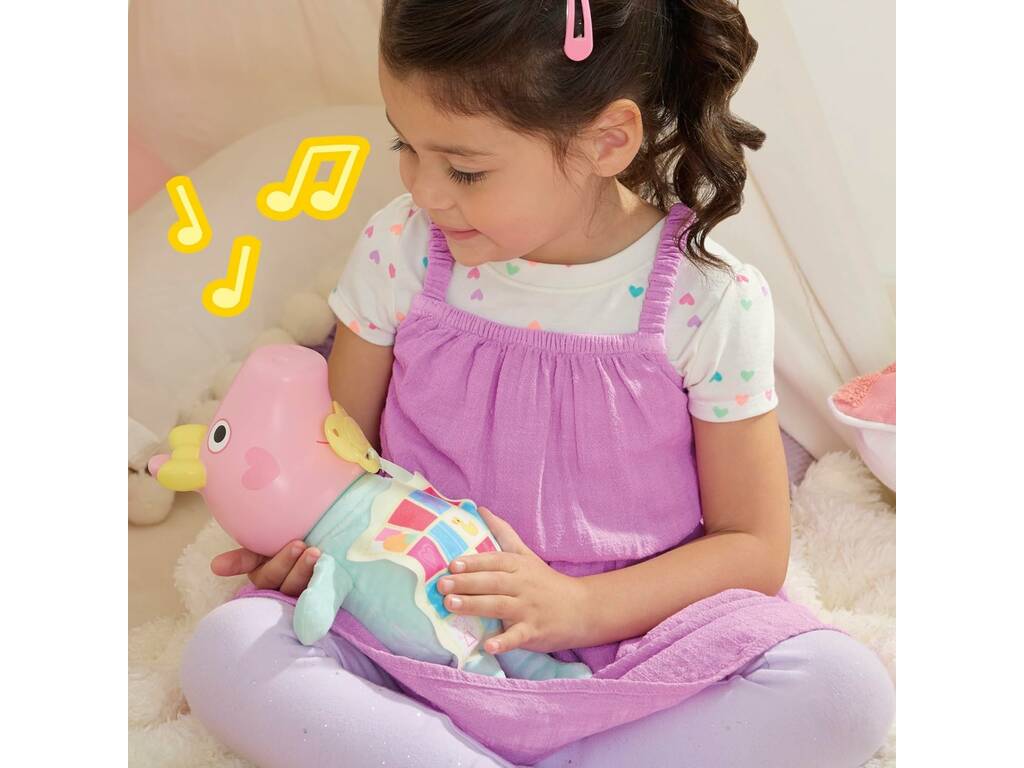 Peppa Pig Evie Gruñidos y Abrazos de 20 cm con Sonidos