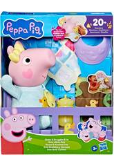 Peppa Pig Evie Grunhidos e Abraços de 20 cm com Sons