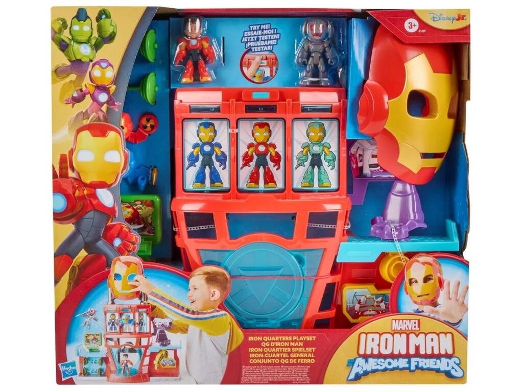 Marvel Iron Man And His Awesome Friends Iron quartier generale
